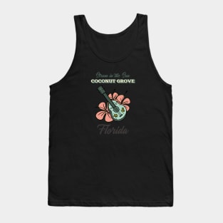 Strum in the Sun Coconut Grove Florida Tank Top